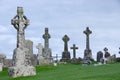 Headstones at the Rock of Cashel Castle in Tipperary, Ireland